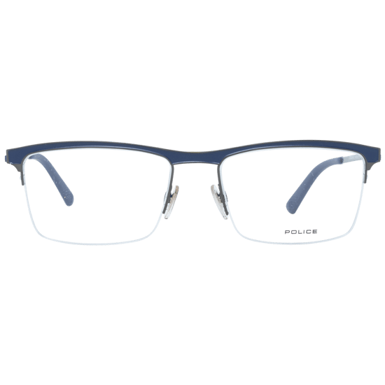 Police Half Rimless Mens Purple Glasses