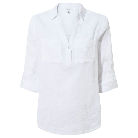 Cruise Womens Long Sleeve Shirt Optic White