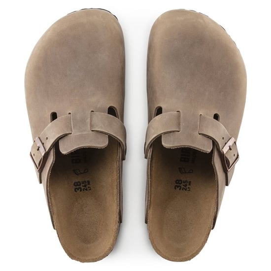 Birkenstock Boston Oiled Nubuck Leather Unisex Clogs - Image 3