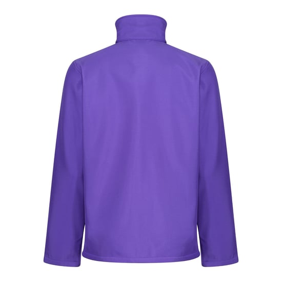 Regatta Standout Mens Ablaze Printable Softshell Jacket (Vibrant Purple)