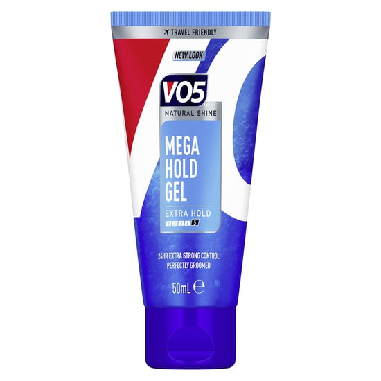 VO5 Mega Hold 24hr Extra Control Travel-Friendly Styling Gel 50ml Pack of 6
