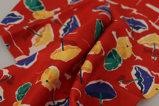 Dolce & Gabbana Multicolor DG Umbrellas Print Shawl Fringe Men's Scarf