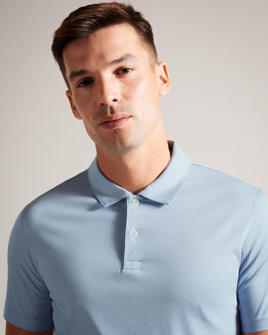 Ted Baker Zeiter Mens Short Sleeve Slim Soft Touch Polo - Image 3