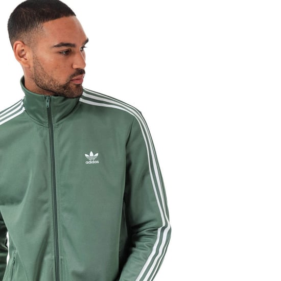 Men's adidas Originals Beckenbauer Track Top in Green - Image 6