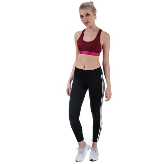 Women's adidas Don't Rest Iteration Bra in Burgundy