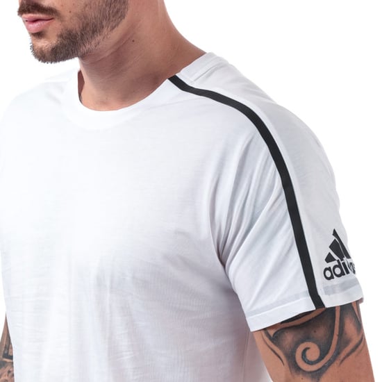 Men's adidas ZNE Crew Neck T-Shirt in White