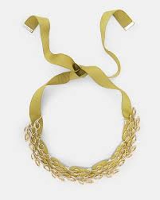 Ted Baker Wyldo Tbj1918 Wisteria Choker in Mid Green