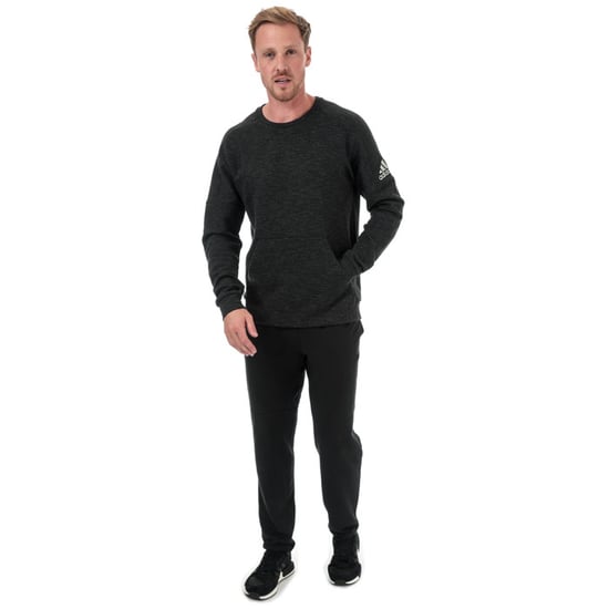 Men's adidas ID Stadium Crew Sweatshirt in Black - Image 3
