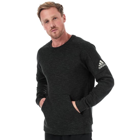 Men's adidas ID Stadium Crew Sweatshirt in Black - Image 4
