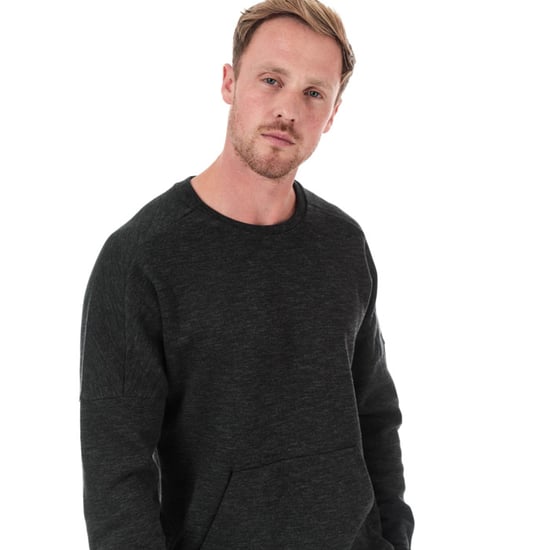 Men's adidas ID Stadium Crew Sweatshirt in Black - Image 5