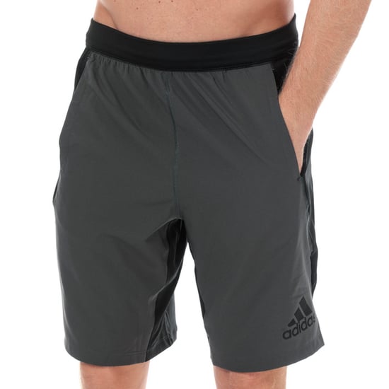 Men's adidas 4KRFT Woven 10 Inch Shorts in Black Grey - Image 1
