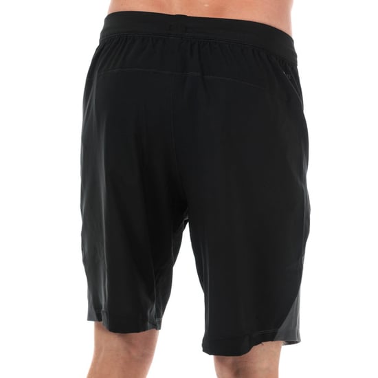 Men's adidas 4KRFT Woven 10 Inch Shorts in Black Grey - Image 2