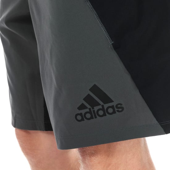 Men's adidas 4KRFT Woven 10 Inch Shorts in Black Grey - Image 6