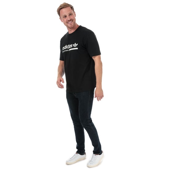 Men's adidas Originals Kaval T-Shirt in Black - Image 3
