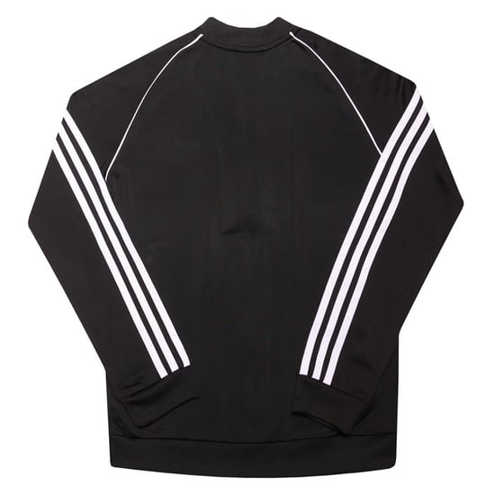 Boy's adidas Originals Junior Superstar Track Top in Black