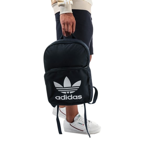 adidas Originals Classic Trefoil Backpack in Navy - Image 3