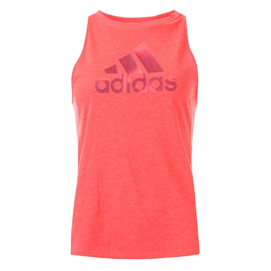 Women's adidas Boxy Badge Of Sport Tank Top in Red - Image 1