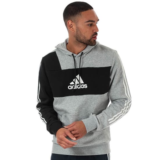 Men's adidas Originals Sport ID PO M Hoody in Grey black - Image 1