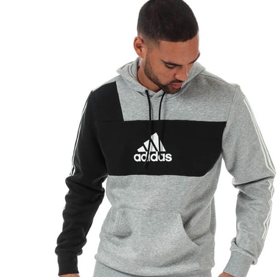 Men's adidas Originals Sport ID PO M Hoody in Grey black - Image 4