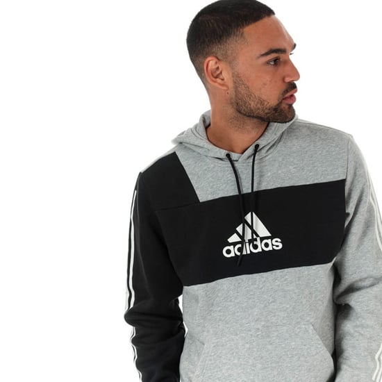 Men's adidas Originals Sport ID PO M Hoody in Grey black - Image 5