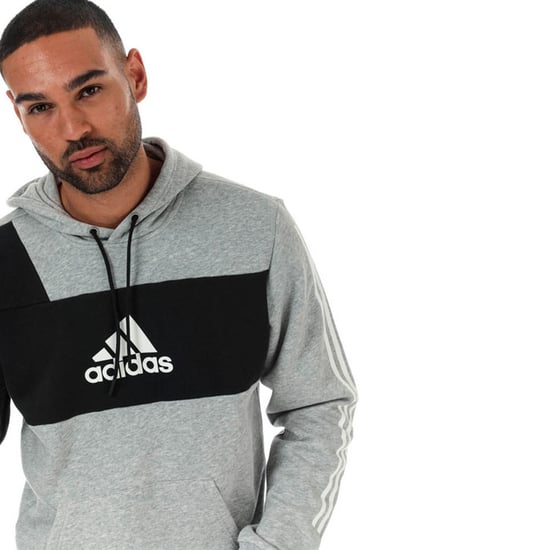 Men's adidas Originals Sport ID PO M Hoody in Grey black - Image 6