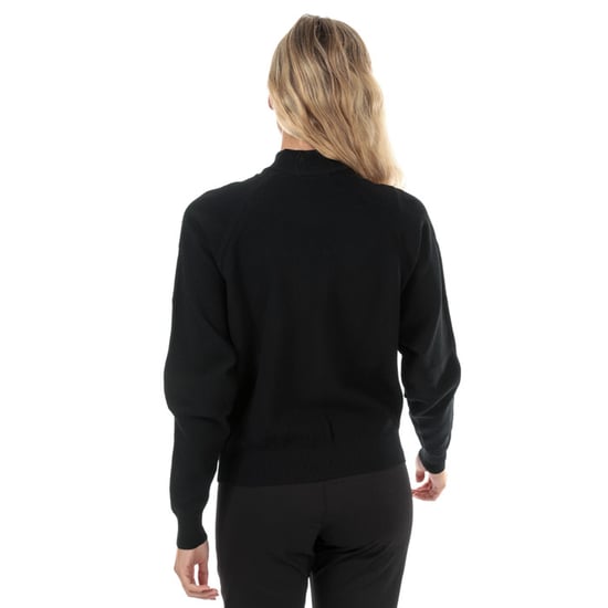 Women's adidas ID Knit Track Top in Black - Image 2