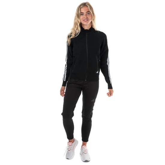Women's adidas ID Knit Track Top in Black - Image 3
