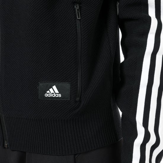 Women's adidas ID Knit Track Top in Black - Image 6