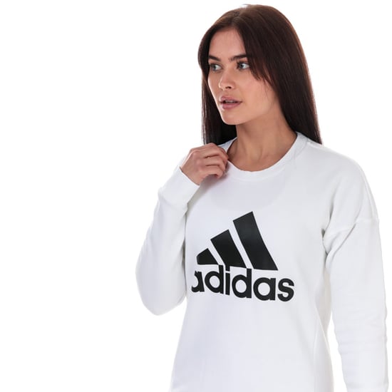 Women's adidas Must Haves Bos Crew Sweatshirt in White