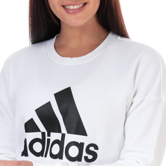Women's adidas Must Haves Bos Crew Sweatshirt in White