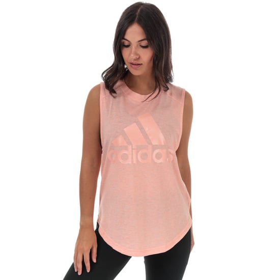 Women's adidas ID Winners Muscle Tank Top in Pink - Image 4