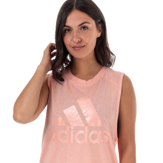 Women's adidas ID Winners Muscle Tank Top in Pink - Image 5