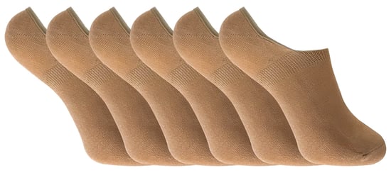 6-pack Dam Bamboo Liner Ankelstrumpor med grepp - Image 1