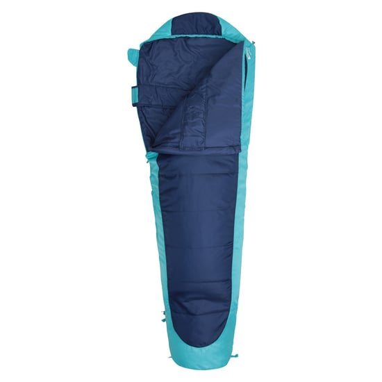 Mountain Warehouse Unisex Adult Microlite 500 Left Zip Midseason Mummy Sleeping Bag (Blue) - Image 2