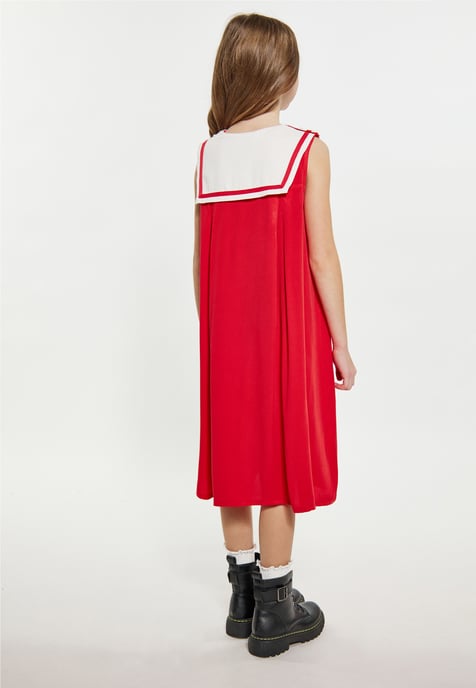 Dreimaster Dress red - Image 4