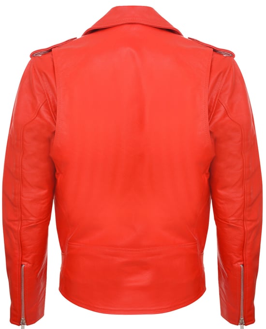 Brando biker skirt leather motorcycle jacket
