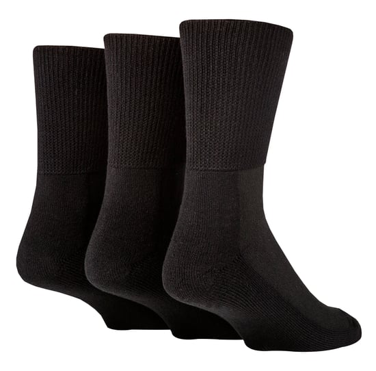 Extra Wide Bamboo Socks for Diabetics by IOMI | 3 Pack | 4 Colours - Image 1