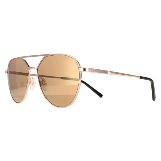 Serengeti Aviator Unisex Rose Gold Saturn Polarized Drivers Gold Odell