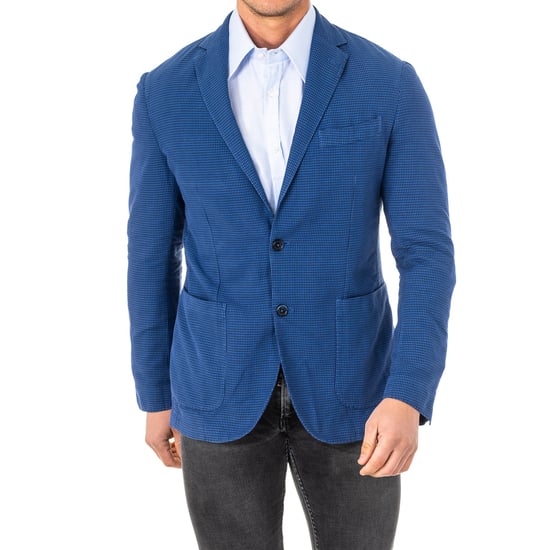 Long sleeve blazer with lapel collar HMJA01 man