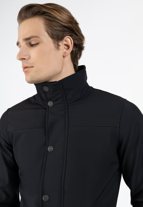Mo softshell jacket Men black - Image 3
