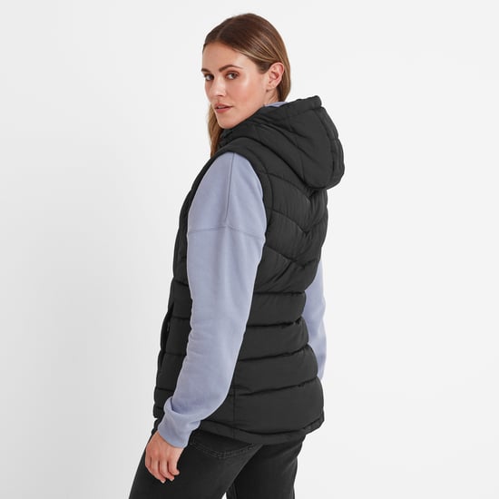 Calvo Womens Padded Gilet Black