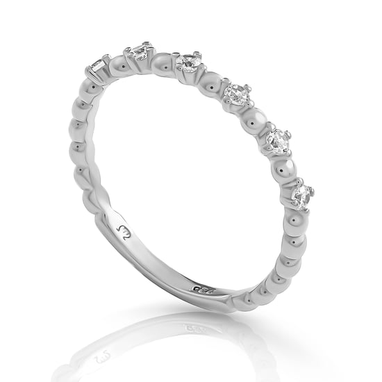 Orphelia 'Signature' Women's 925 Sterling Silver Ring - Silver ZR-7535