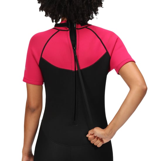 Regatta Womens/Ladies Shorty Wetsuit (Black/Dark Cerise)