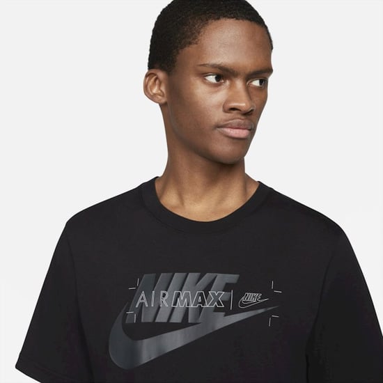 Nike Sportswear Men’s Air Max T-Shirt, Black - Image 3