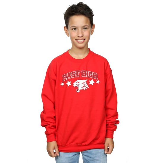Disney Boys High School Musical The Musical Wildcat Stars Sweatshirt (Red)