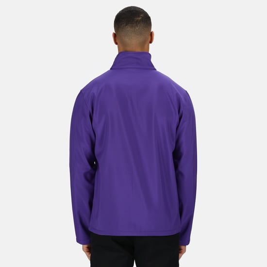 Regatta Standout Mens Ablaze Printable Softshell Jacket (Vibrant Purple)
