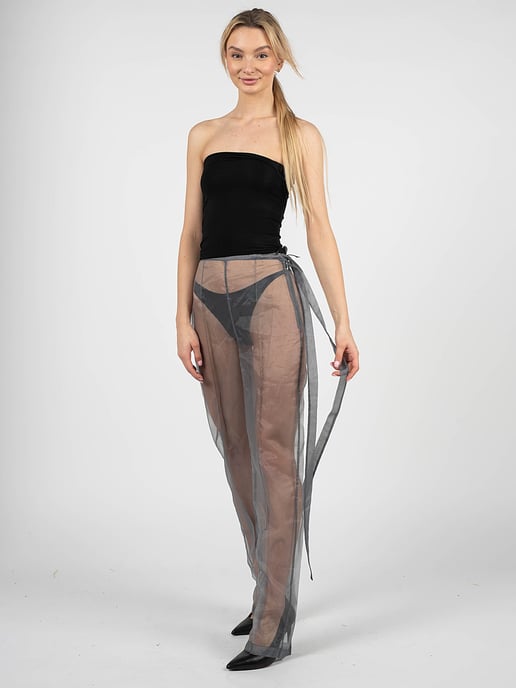 Patrizia Pepe Trousers Woman's Grey - Image 3