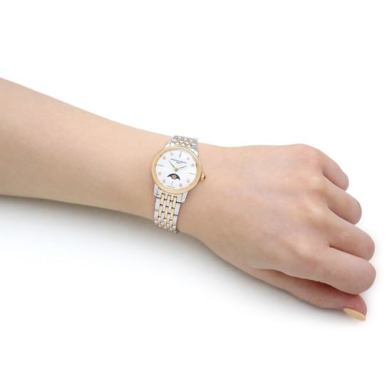 Frédérique Constant Slimline Moonphase Dames Horloge Multi FC-206MPWD1S3B - Image 6