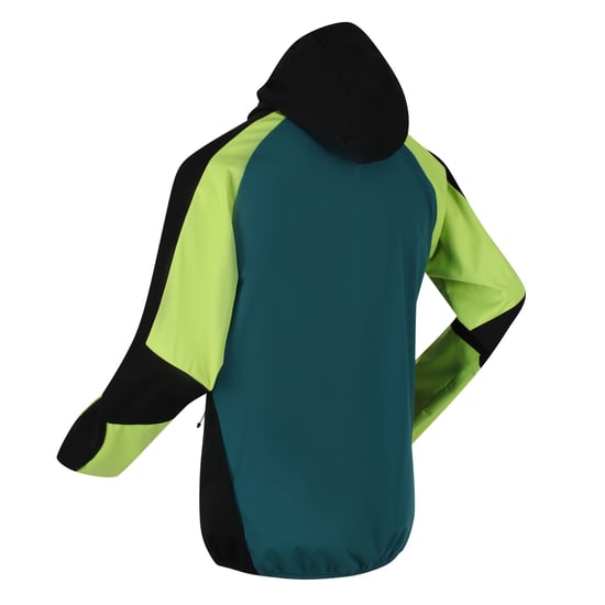 Regatta Mens Tarvos V Soft Shell Jacket (Bright Kiwi/Pacific Green) - Image 3