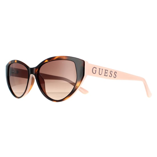 Guess Cat Eye Womens Dark Havana Brown Gradient GU7731